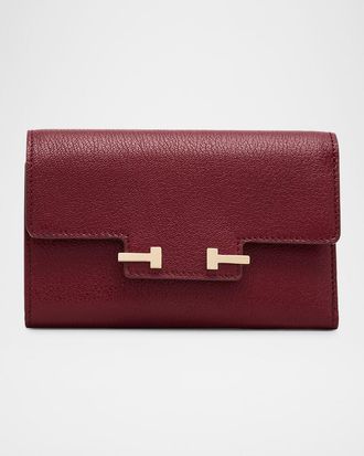 Tom Ford Aube Supple Grain Leather Compact Wallet