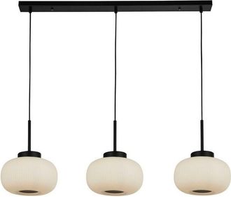 Searchlight Searchlight Lumina 3 Light Bar Pendant With Frosted Ribbed Glass