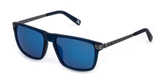 Fila SFIB11 AGQP Mens Sunglasses Blue Size 58
