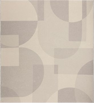 Schubiger M&ouml;bel Bett&uuml;berwurf Luca Grafik, Grau 240 x 220 cm