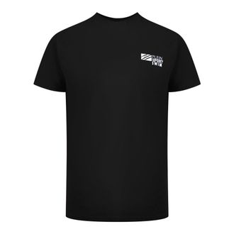 Plein Sport Klassiek T-shirt met Korte Mouwen en Logo in Zwart