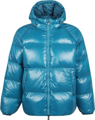 Pyrenex Sten Down Jacket - Heren - Gewatteerde jassen - Blauw - L - Leer - Jassen