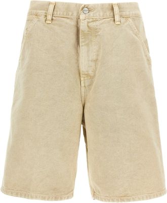 Carhartt Work in Progress Single Knee Bermuda E Short Beige-Uomo