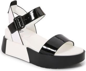 Ninety Union Sport Wedge Sandal in Black Multi at Nordstrom, Size 11