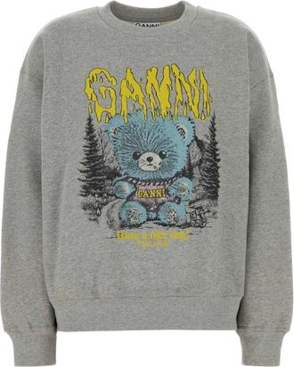 Ganni Mujer, Sudaderas, Gris, Talla: M