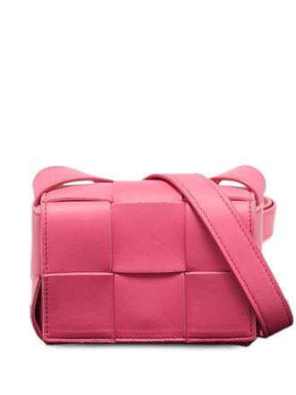 Bottega Veneta Cassette shoulder bag - women - Calf Leather - One Size - Pink