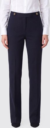 Liu Jo Mid-Rise Cotton Skinny Trousers with Side Zip