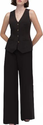 Favorite Daughter Jones Wide Leg Pants In Black
