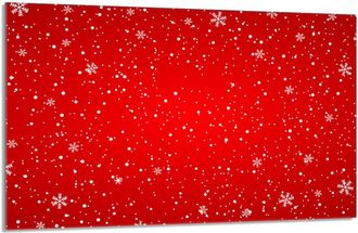 OEM Placa Protectora De Vidrio Para Estufa 80x52 Rojo