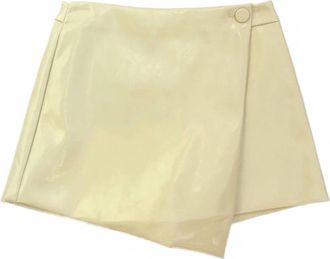 Toccin Womens Stella Button Wrap Skort In Palomino