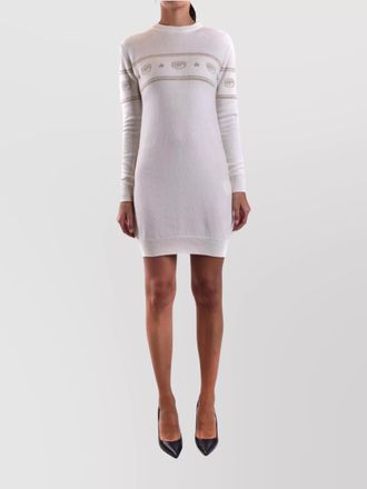 Chiara Ferragni knee-length dress
