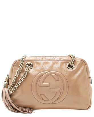 Gucci Patent Leather Soho Chain Small Shoulder Bag (Authentic Pre-Loved)