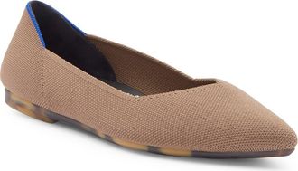 Rothy's The Point II Pointed Toe Flat in Portobello at Nordstrom, Size 12.5