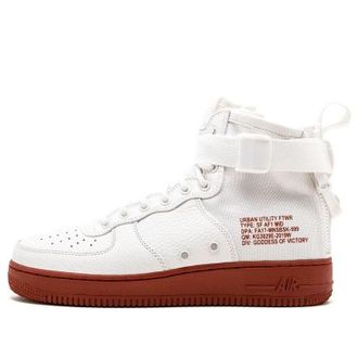 Nike SF Air Force 1 Mid Red Ivory 917753-100