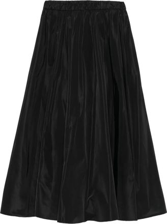 Aspesi A-line midi skirt - Black