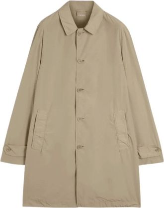 Aspesi Gabardina Vodka Le - Heren - Mantel - Beige - L - Katoen - Jassen