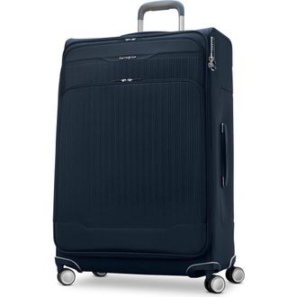 Samsonite Silhouette 18 Softside Expandable 30 Checked Spinner in Deep Navy at Nordstrom
