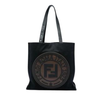 Fendi Pre-owned Canvas Tote - Dames - Pre-owned - Zwart - Maat: ONE Size Leer