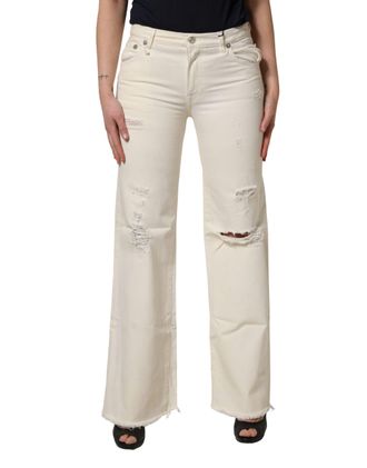 R13 Mid Waisted Bootcut Tatte blue Trouser Womens Jeans (Pre-Owned)