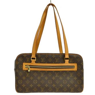 Louis Vuitton Cite Monogram Canvas Brown Canvas Handbag (Pre-Owned)