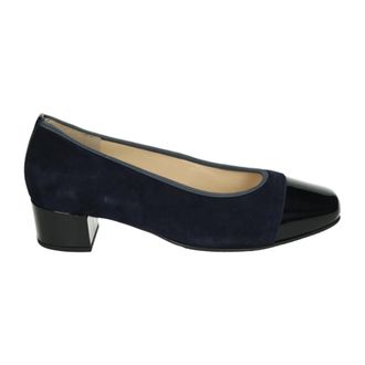 Hassia Blauwe Pumps met Uitneembaar Voetbed - Dames - Pumps - Blauw - 38 1/2 EU - Su&egrave;de - Schoenen