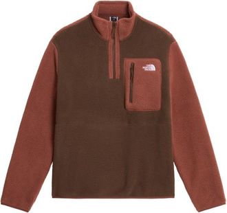 The North Face Yumiori 1/4 Zip Fleecepullover f&uuml;r Herren | braun