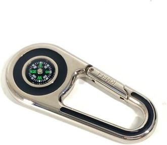 Fendi Pre-owned Silver key-holders - unisex - Vintage Accessoires - Grijs - ONE Size - Vintage