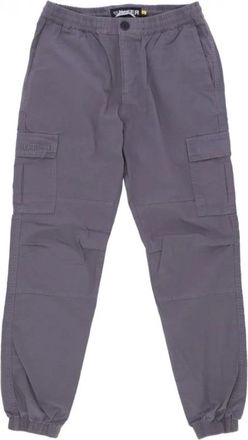 Iuter Taps toelopende broek - Heren - Slim Fit Broeken - Grijs - M - Broeken