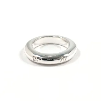 Chanel Silver Silver 925 Band Ring (Pre-Owned)