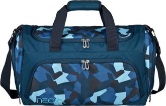 Neoxx Sporttasche NEOXX Move, Damen, Gr. B/H/T: 43cm x 26cm x 24cm, gr&uuml;n (camo nation), Polyester, Taschen Sporttasche, teilweise aus recyceltem Material