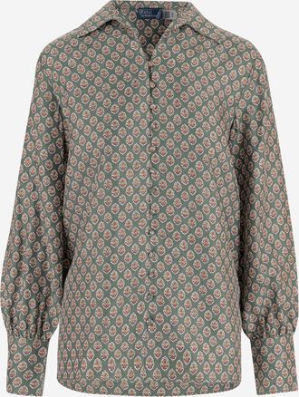 Polo Ralph Lauren Seidenhemd mit Blumenmuster