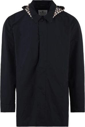 Aquascutum RLG Packable Trenchcoat - Heren - Mantel - Blauw - 2XL - Katoen - Jassen