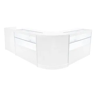 MonsterShop Phoenix LED Shop Counter Set CM60, TB60 & 2 x C1200 - White