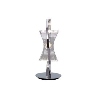 Netlighting Kromo Table Lamp 1 Light G9 Looped Frame Polished Chrome in Silver