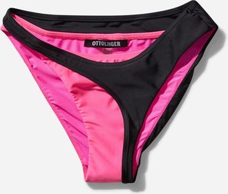 Ottolinger Women s Layered Bikini Bottom Pink / Black