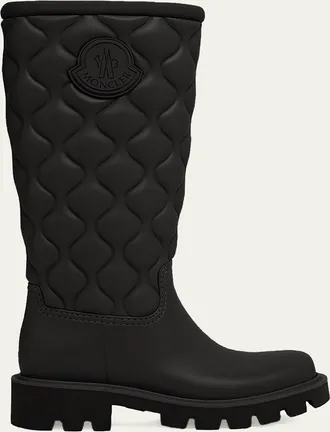 Moncler Kickstream Quilted Mid-Calf Boots
