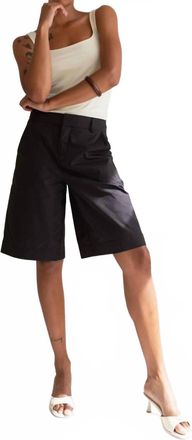 Paper Label Sylvie Short In Black