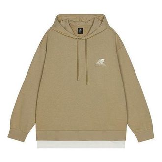 New Balance Logo Hoodie Khaki AMT13341-HNA