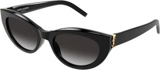 Saint Laurent SL M115 Zonnebril - Dames - Zonnebrillen - Zwart - 54 MM - Accessoires