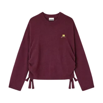 Ganni Mujer, Jerseys, Rojo, Talla: S