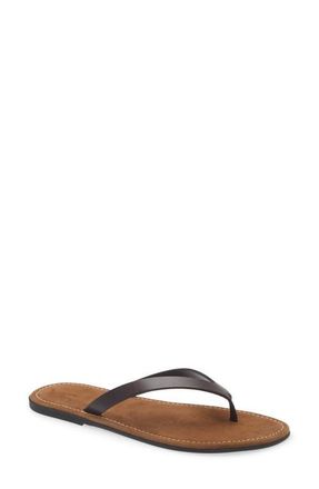 The Row Beach Flip Flop in Lacquer Brown at Nordstrom, Size 5.5Us