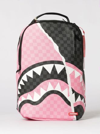 Sprayground Zaino Pink And Black Tear Sip Sprayground in pelle sintetica saffiano
