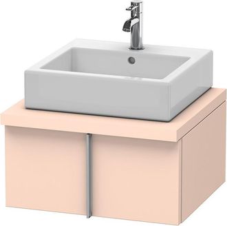 Duravit Duravit Vero Vanity Unit Para Consola, 6550, 1 Alargadera, 600 Mm, Color (frente/cuerpo): Albaricoque Perla Seda Laca Mate - Ve655002020