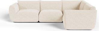 Sia Home Sof&aacute; esquinero derecho modular de terciopelo chenilla