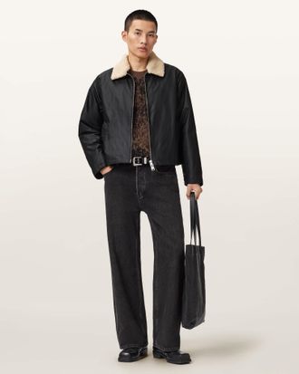 AllSaints Boston Waxed Jacket