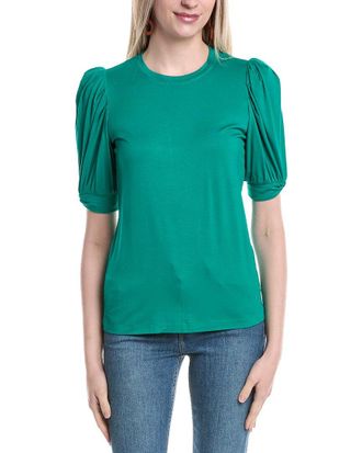Hale Bob Solid Balloon Sleeve Top