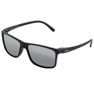 Simplify Ellis Polarized Sunglasses in Black/silver at Nordstrom