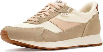 Kizik Siena Hands-Free Womens Walking Shoes Pristine/Warm Taupe : 10.5 M, Suede/Synthetic