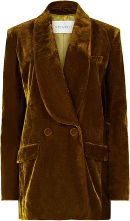 Nina Ricci Blazer doppiopetto - Marrone