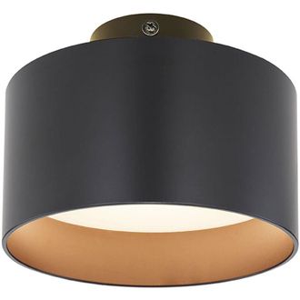 Globo Lighting plafoniera - Jenny - nero - alluminio - &Oslash; 14cm - LED